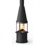 Chimenea a gas 4 caras redonda