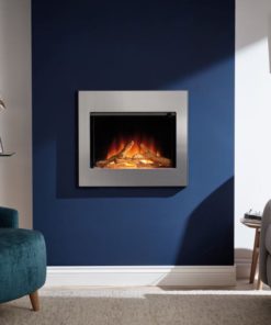 Chimenea FLAMERITE FIRES BLAZER alto silver