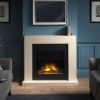 Chimenea FLAMERITE FIRES PAYTON suelo ivory cream 750W