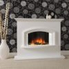 Chimenea FLAMERITE FIRES VALENTINO suelo arctic white 1000W